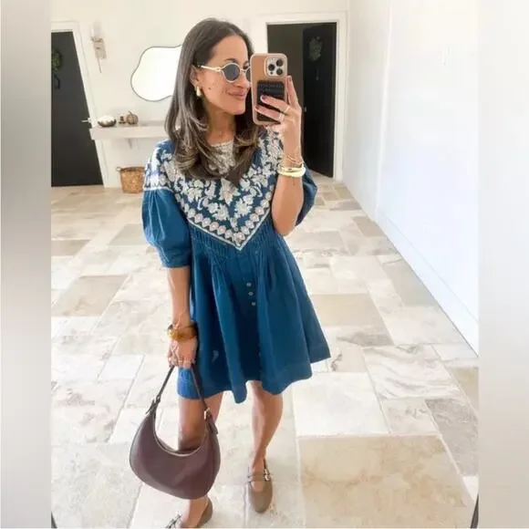 Free People Orson Mini Dress L